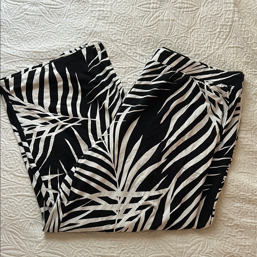 Cotton viscose blend beach pants